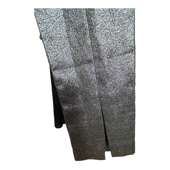1725 Gorgeous Zara Black And Silver High Rise Metallic Pants  Size XS - Picture 3 of 9